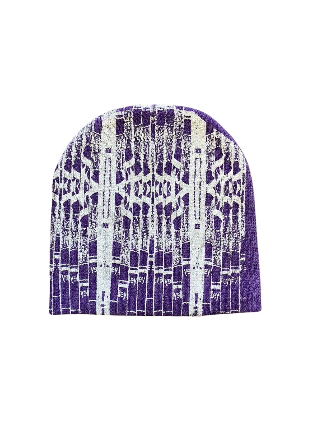 Indepenndence Skully Beanies (Purple/White)