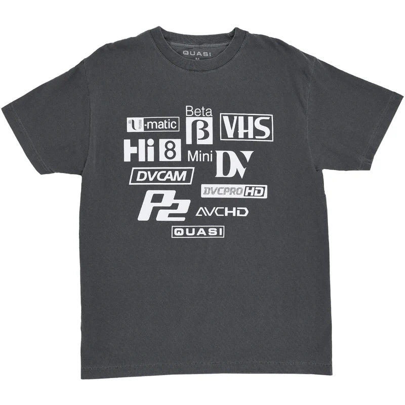 Formats Tee (Faded Black)