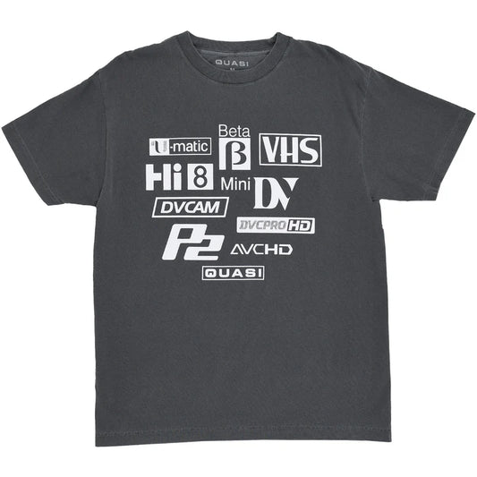Formats Tee (Faded Black)