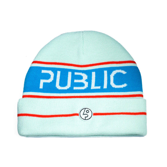 Retro Beanie (Blue)