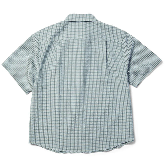 Stuck On You Plaid Shirt (Ice Blue)