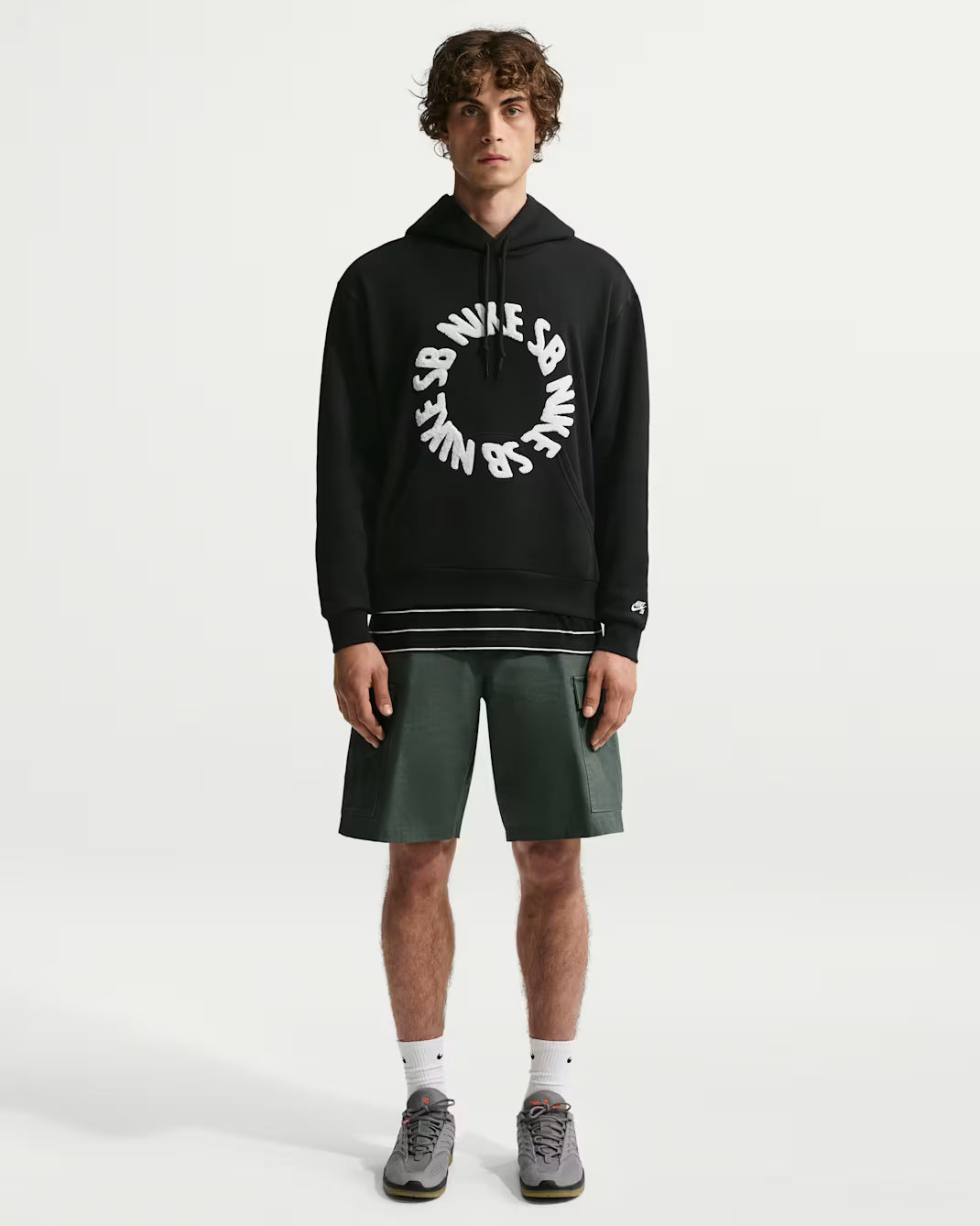 Fleece Pull Over Hoodie (black)
