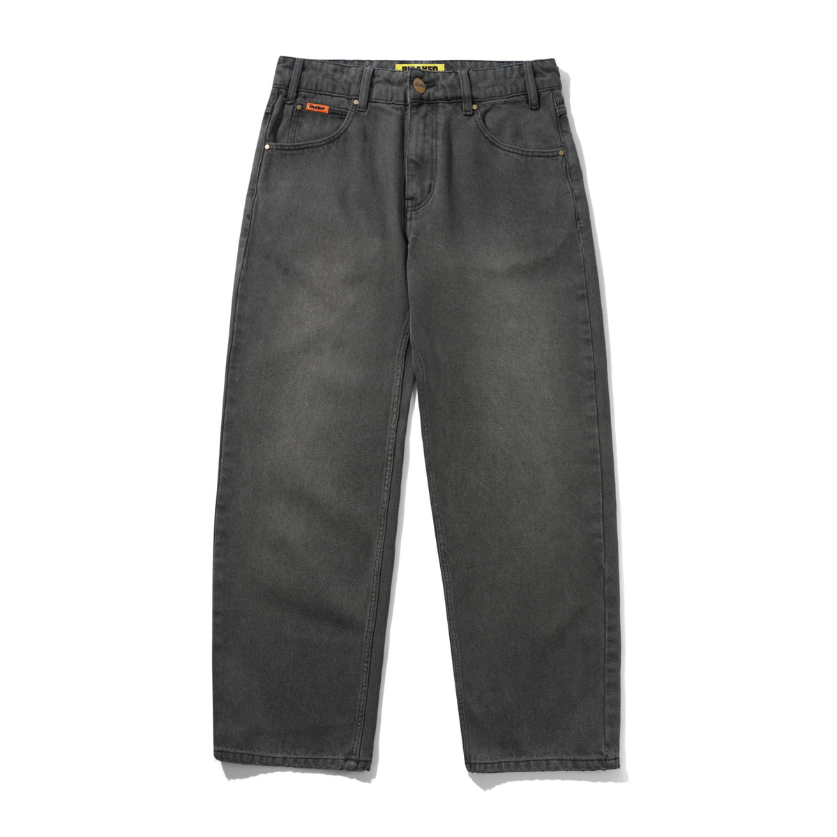 Relaxed Denim Jeans (Faded Black)