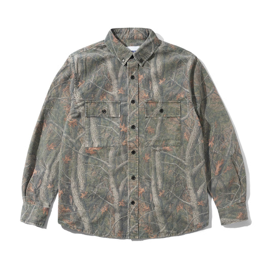 Long Sleeve Yard Shirt (Forest Camo)