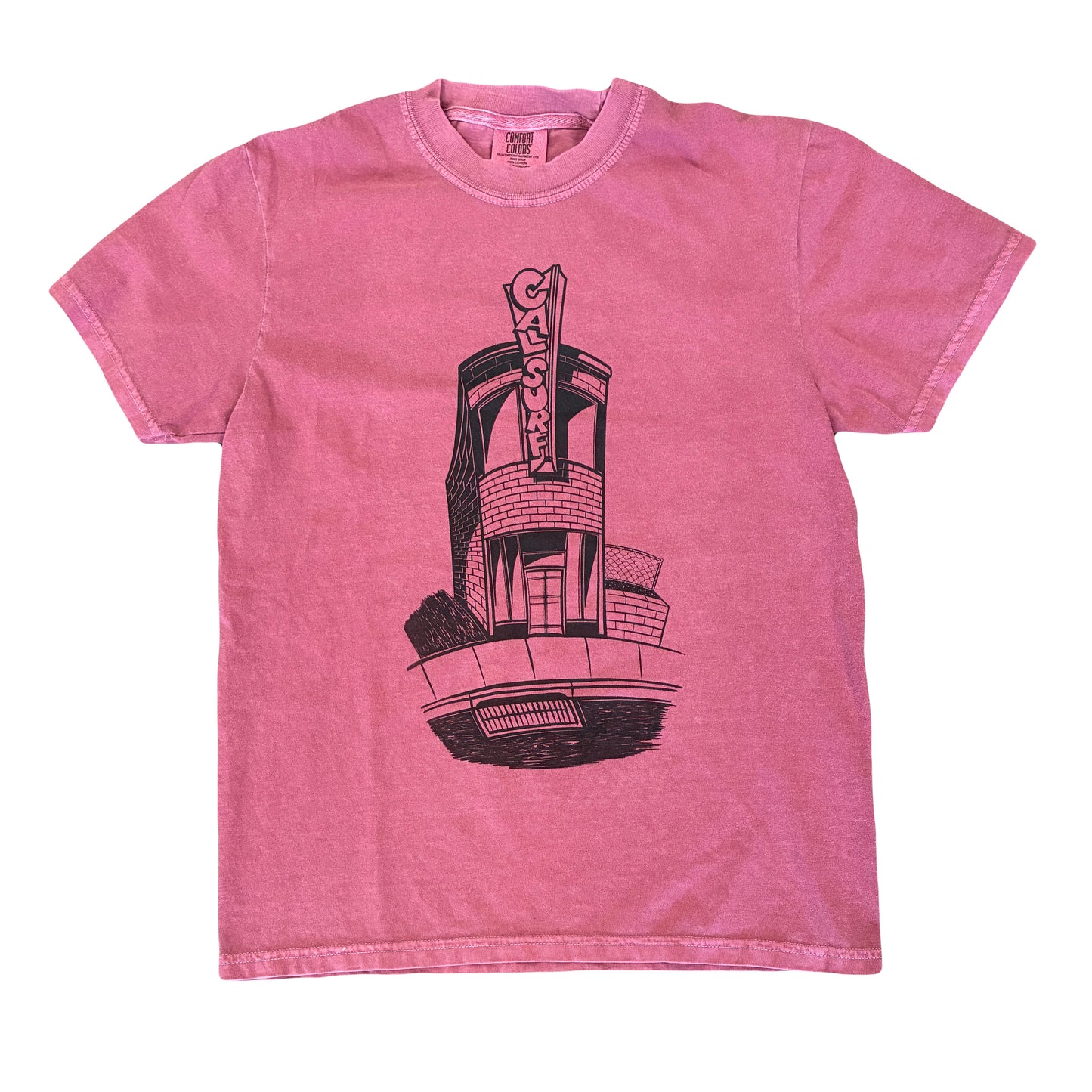 Cartoon Shop Tee (Brick/Black)