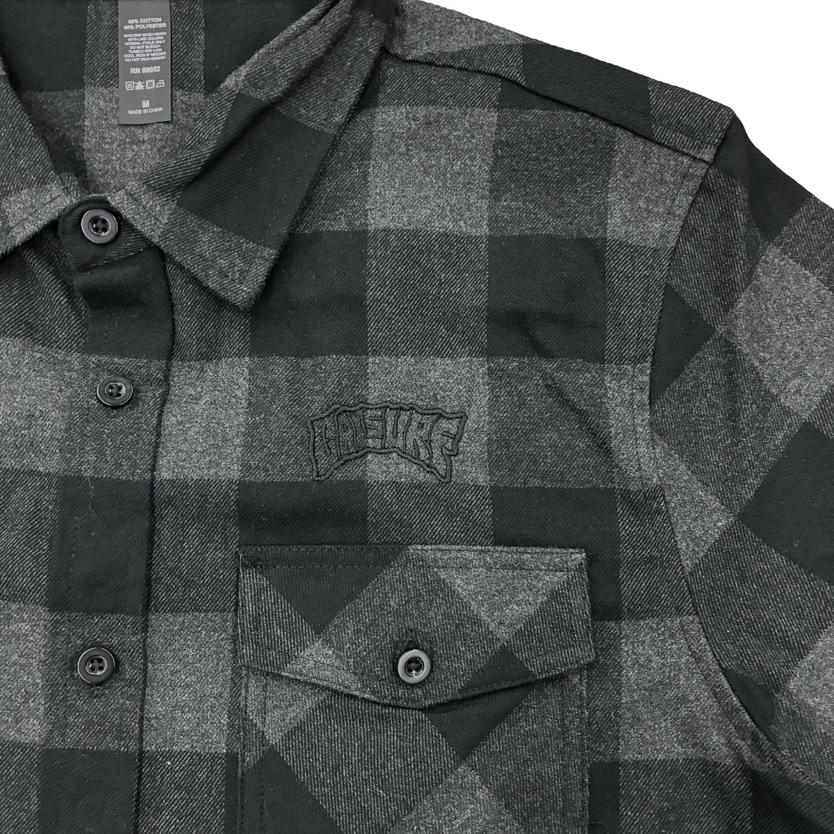 Swell Flannel (Black/Grey)