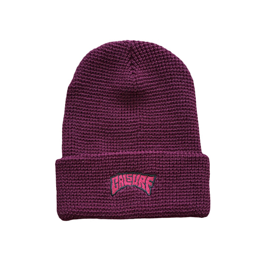 Swell Waffleknit Beanie (Red/Red)