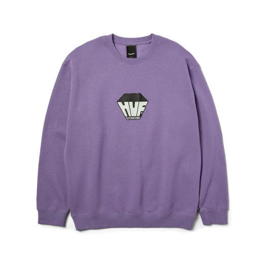 Big Block Crewneck (Dust Purple)
