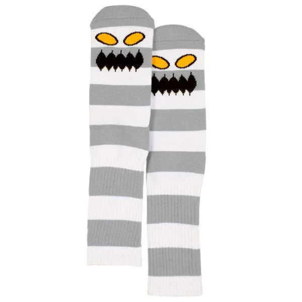 Monster Big Stripe Socks (Grey)