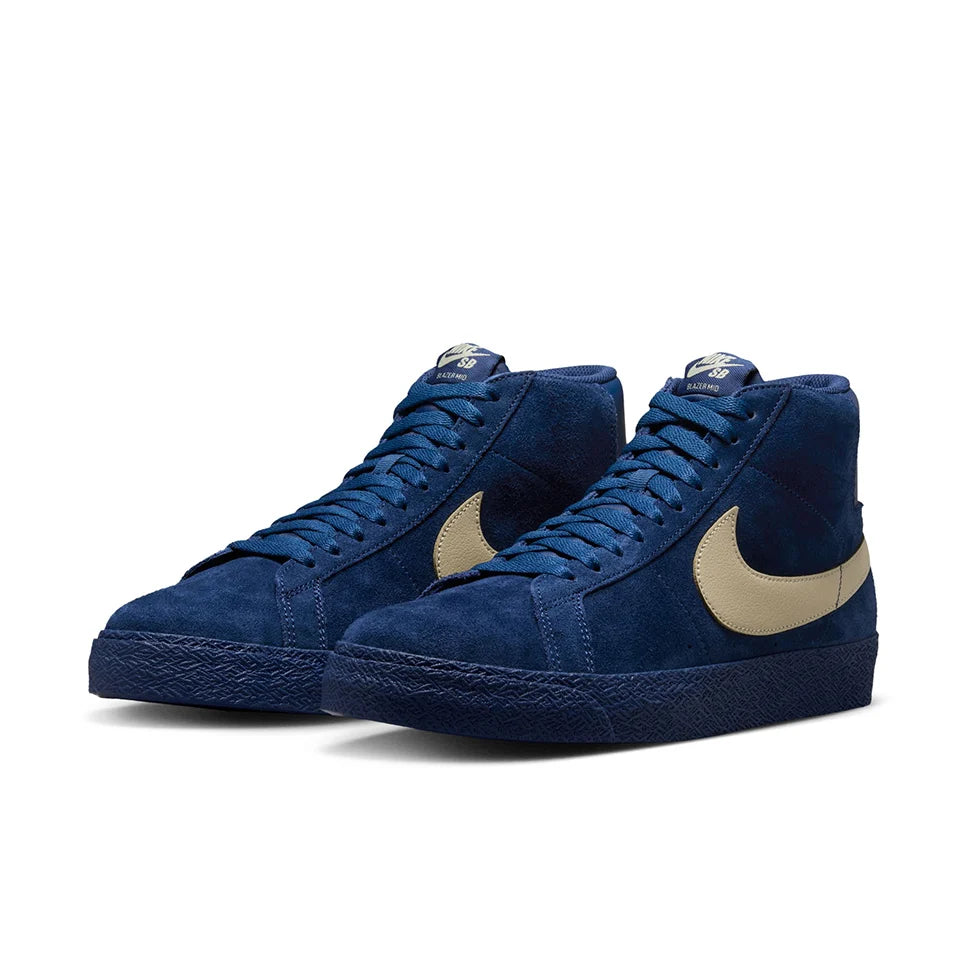 Zoom Blazer Mid (Coastal Blue/Pale Yellow)
