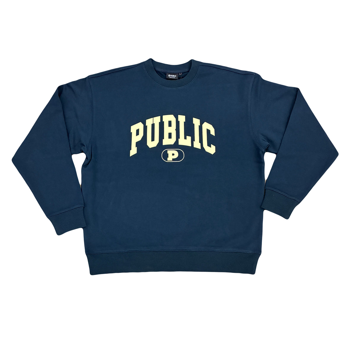 Collegiate Crew Neck (Navy)