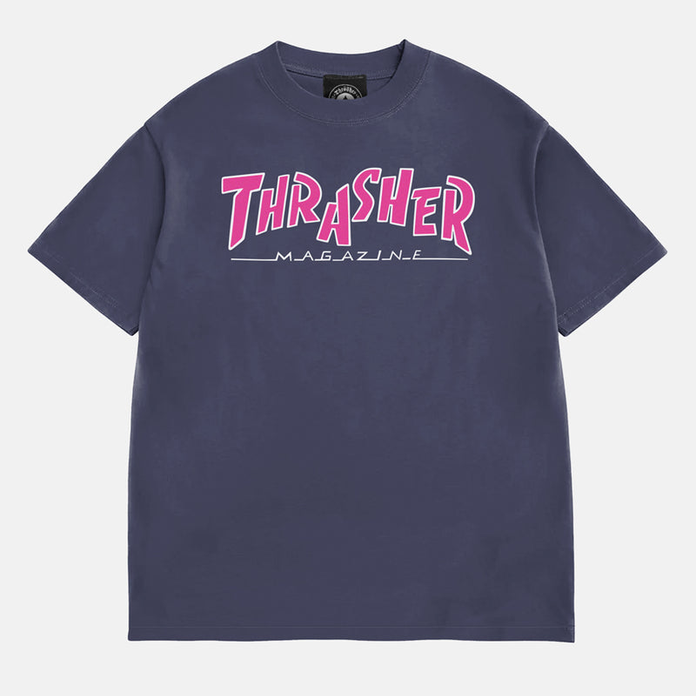 Parra Mag Vintage Tee (Navy)
