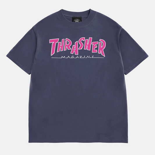 Parra Mag Vintage Tee (Navy)