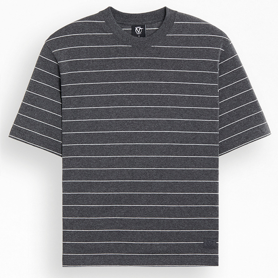 Rowan Striped Shirt (Charcoal)