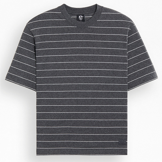 Rowan Striped Shirt (Charcoal)