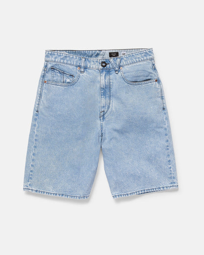 Billow Denim Short (Pale Aqua)