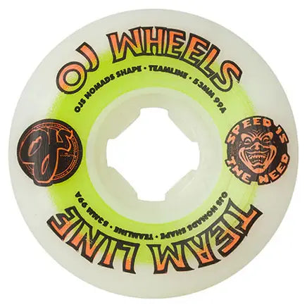 Team Line Green/Orange Nomads 53mm 99a