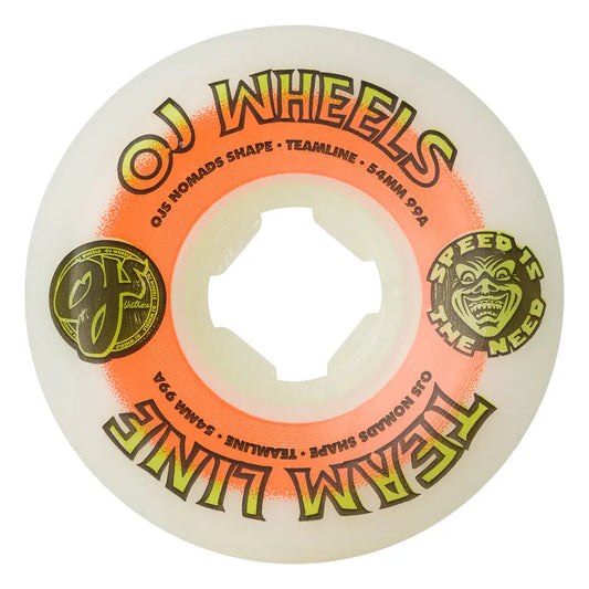 Team Line Orange/Green Nomads 54mm 99a