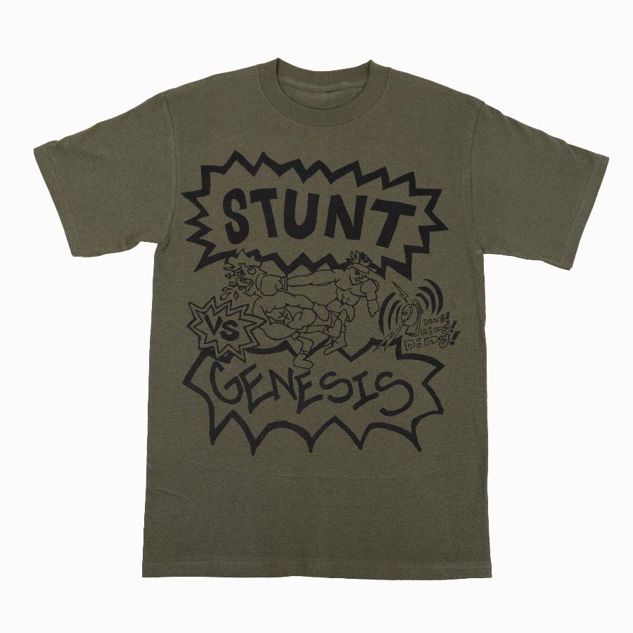 Genesis x Stunt Knockout T-shirt (army green)