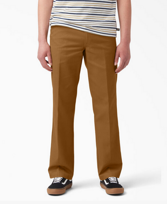 Skateboarding Regular Fit Twill Pants (Brown Duck)