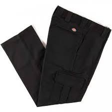 FLEX Regular Fit Straight Leg Cargo Pants (BK)