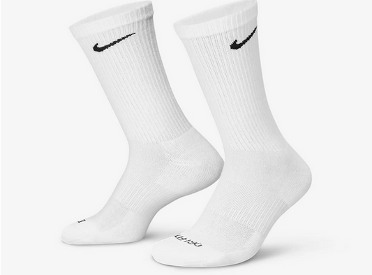 Everyday Plus Cushioned Crew Sock 3 Pack (white)