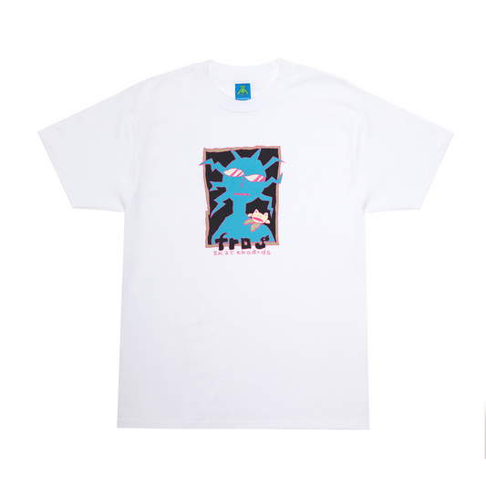 Shoulder Frog T-shirt (White)