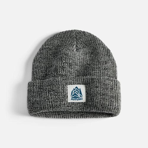 Marl Beanie (blk/wht)