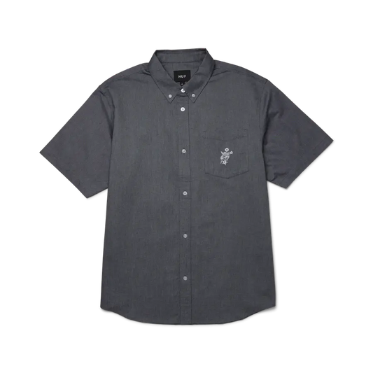 Icarus Oxford Shirt (washed black)