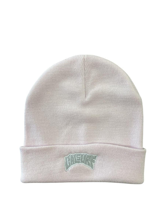 Swell Logo Beanie (Pink/Silver)