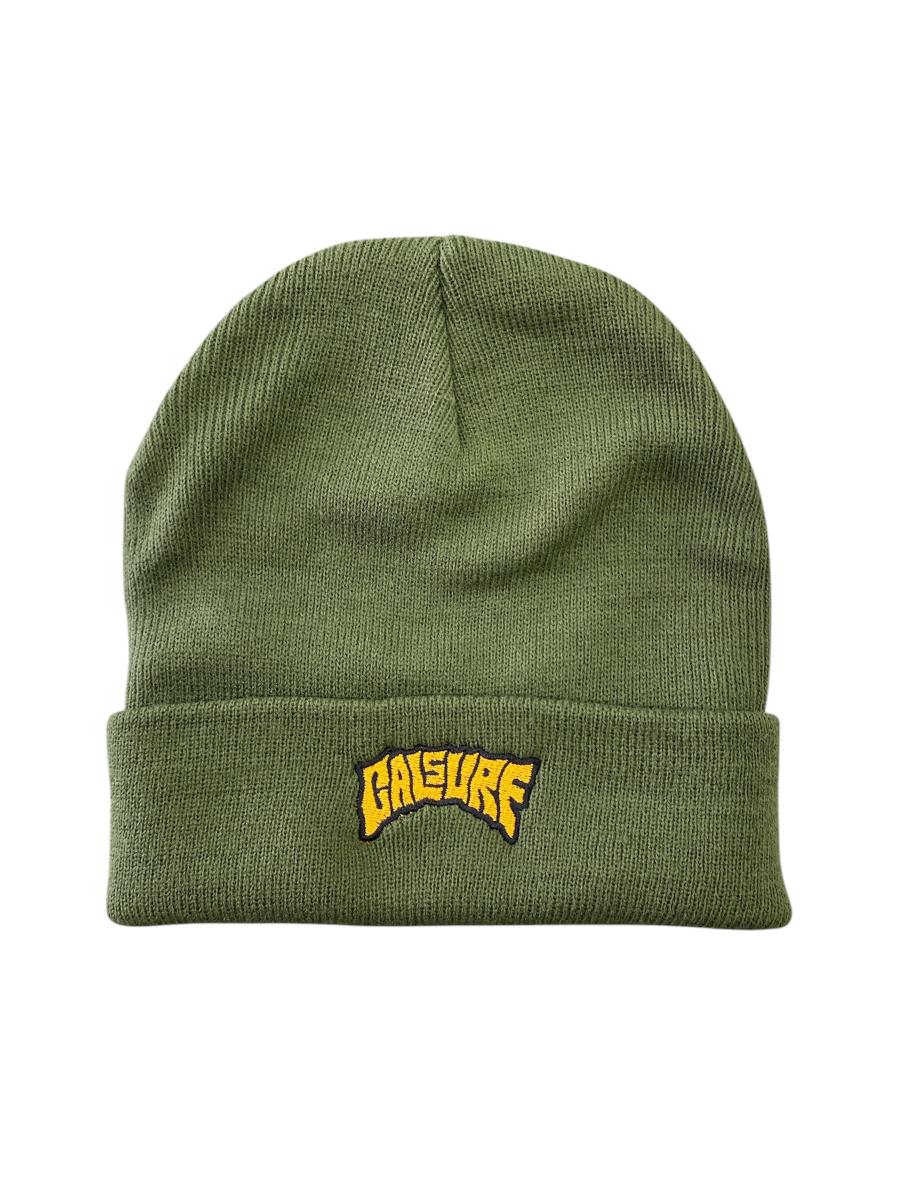 Swell Logo Beanie (Green/Gold)