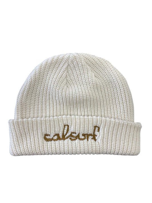 Chocolate Logo Beanie (white/bronze)