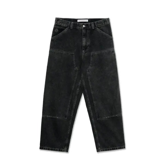 Big Boy Work Pants | Knee (Silver Black)