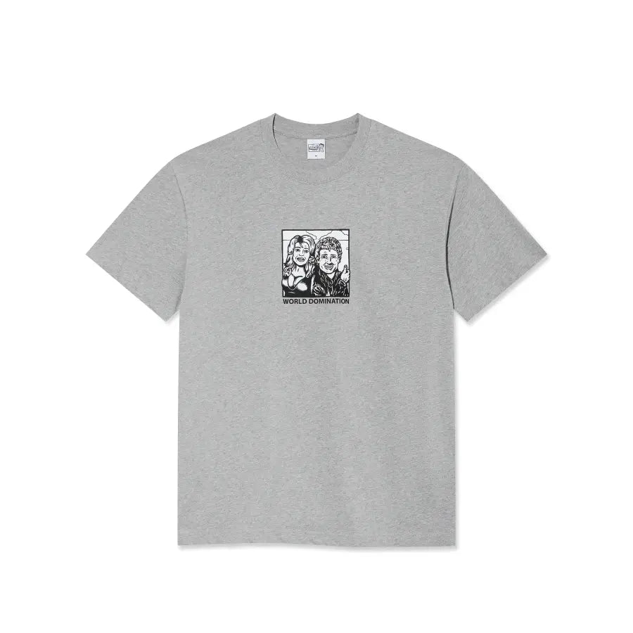 World Domination Tee (heather grey)