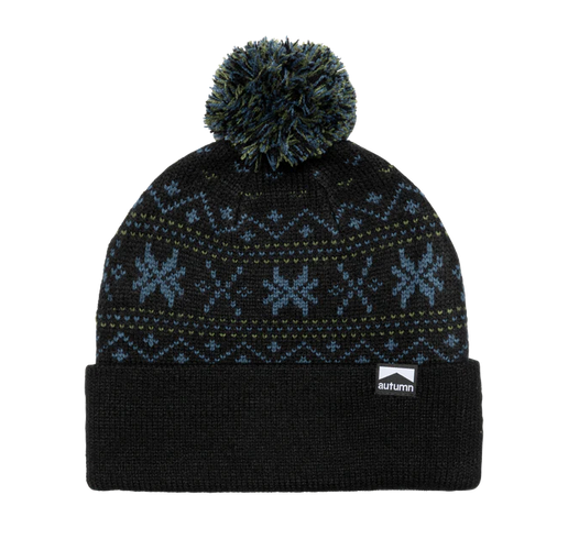 Wonderland Pom Beanie (Blk)