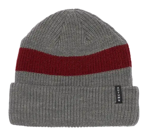 Band Fleece Lined Beanie (Grey)