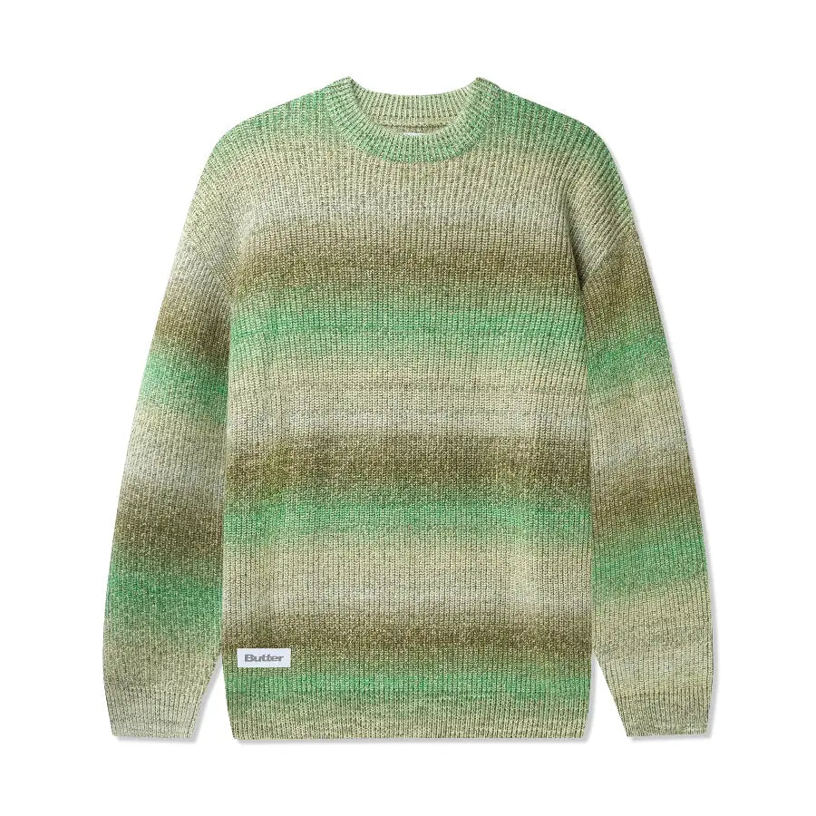 Beams Knit Sweater (Pesto)