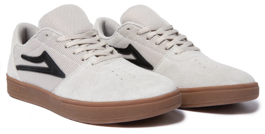 Brighton - White/Gum Suede
