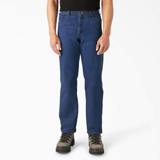 Regular Fit 5-Pocket Jean Stonewashed Blue
