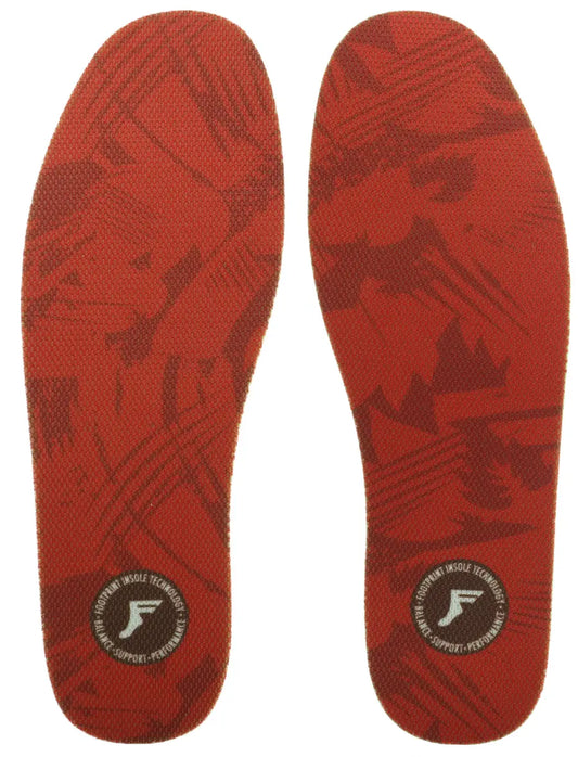 Kingfoam Flat Insoles 5mm Red Camo