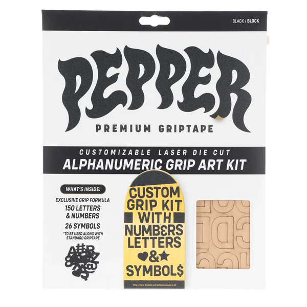 Alphanumeric Custom Grip Tape Kit