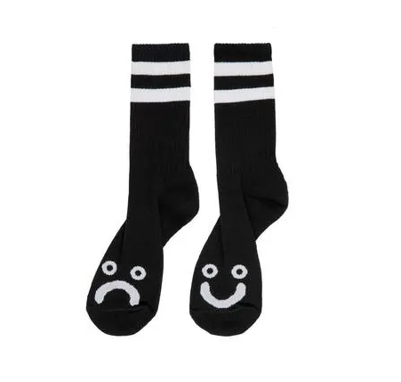 Happy Sad Socks (BLK)