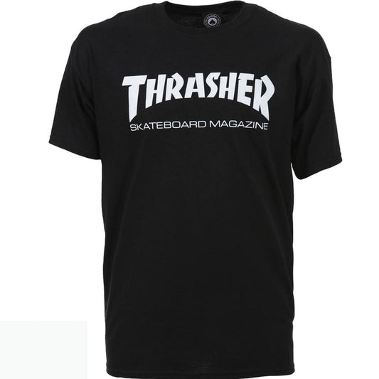Skate Mag Logo T-Shirt - Black/White